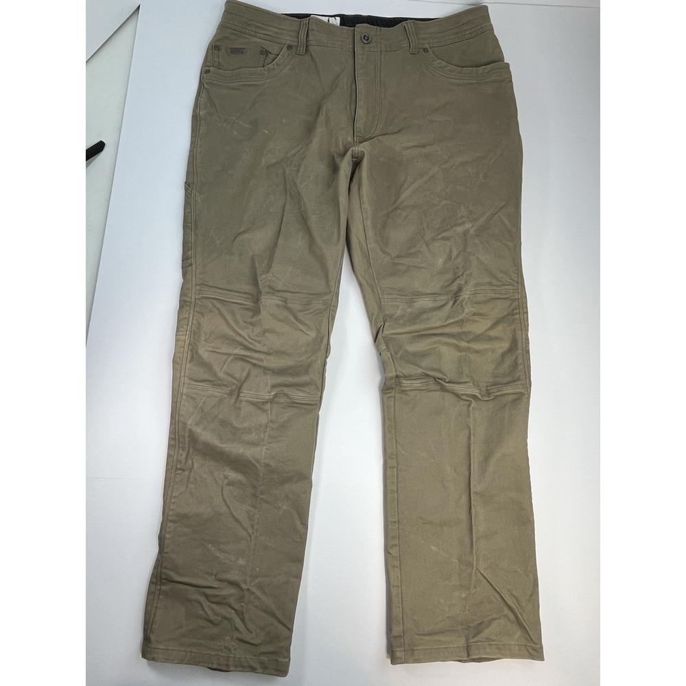 Kuhl Rebel Pants Mens 40x32 (Fits 38x31) Brown Canvas Outdoor Hiking 5139